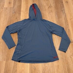 Rab Dihedral Hoody Womens Bering Sea XL Athletic Running Performance Blue